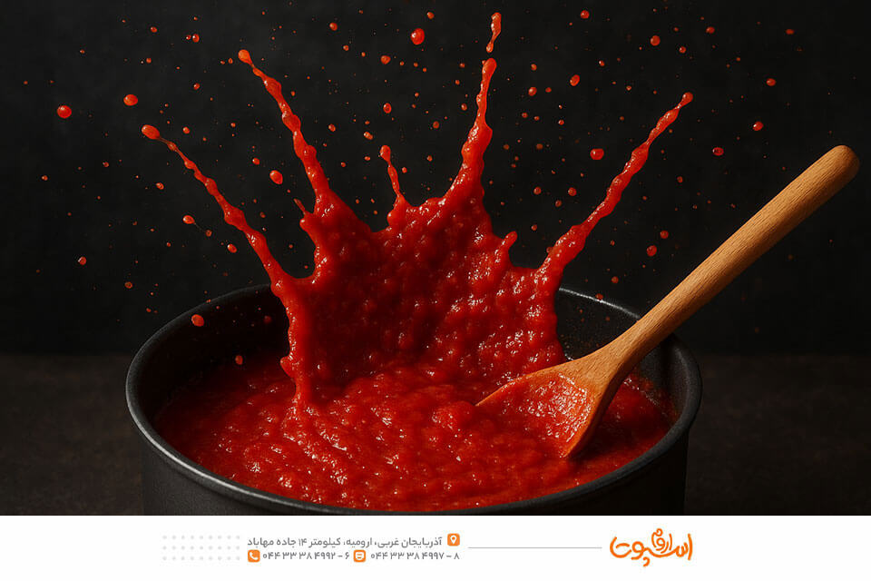 دلایل اصلی پاشیدن رب گوجه فرنگی