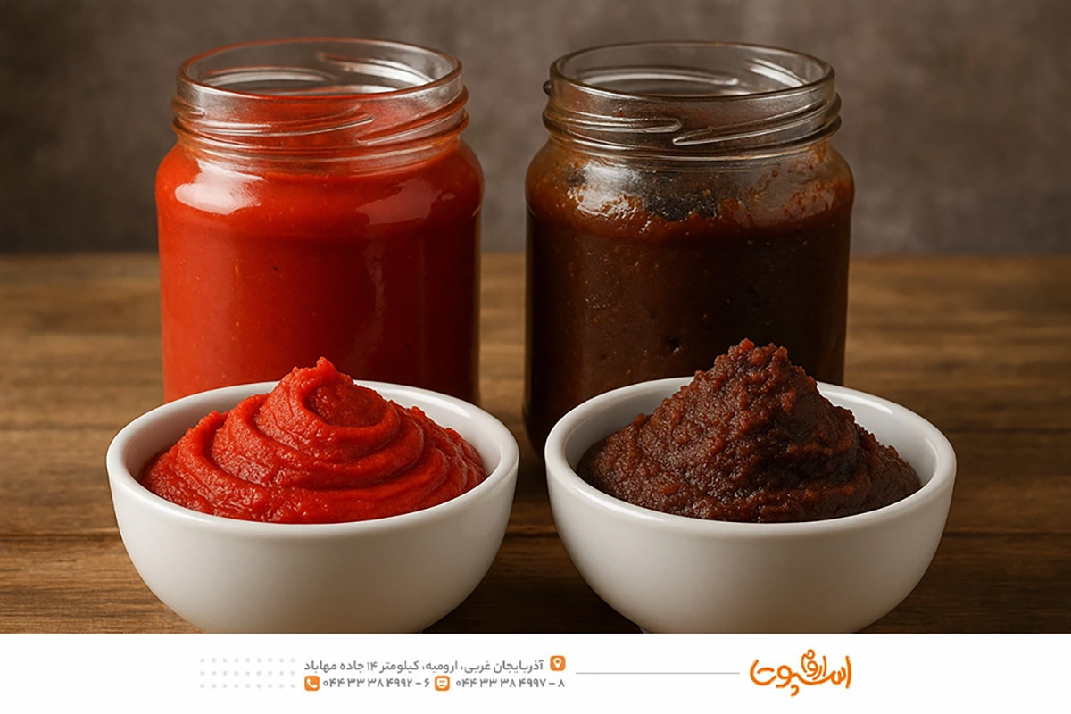 علت تیره شدن رب گوجه فرنگی